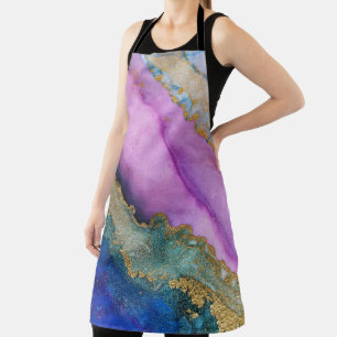 Marble and Glitter Apron