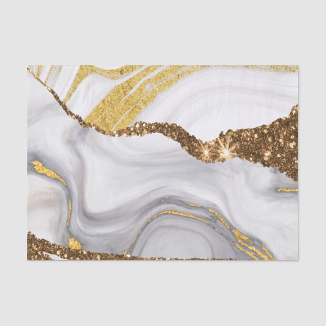 Marble and Glitter Tissue Paper (Front)