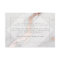MARBLE AND ROSE GOLD WEDDING DETAILS CARD