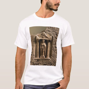 Marble and sandstone votive stele with female figu T-Shirt