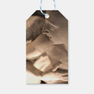 Marble Angel Sculpture Art Print Gift Tags