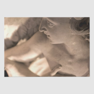 Marble Angel Sculpture Art Print Tissue Paper