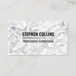 Marble Background   Modern Stylish Business Card