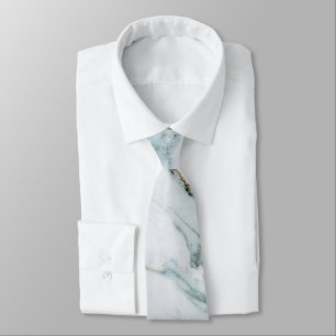 Marble Background Neck Tie