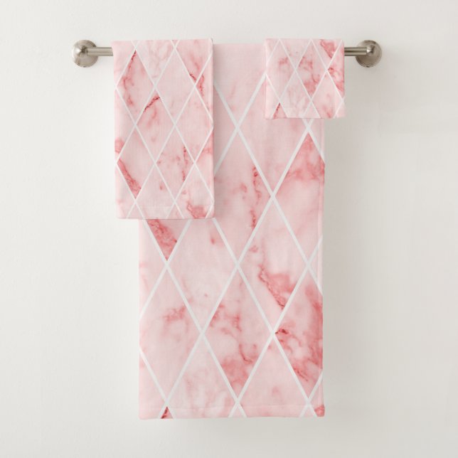 marble bath towel set (Insitu)