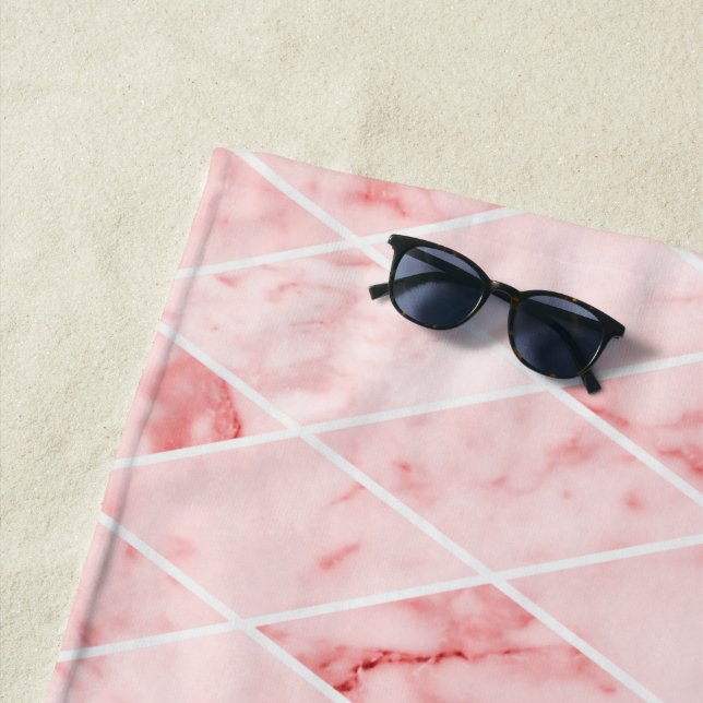 marble beach towel (In Situ)