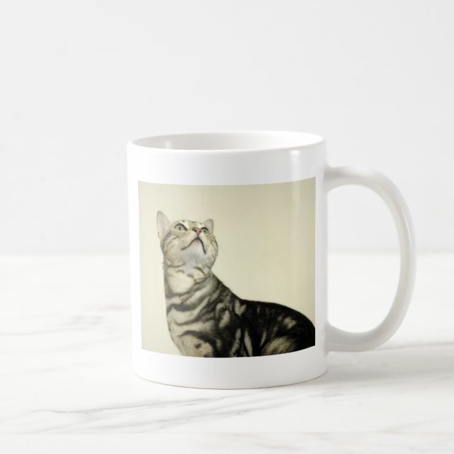 Marble Bengal Cat Coffee Mug (Right)