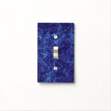 MARBLE BLUE SWITCH PLATE