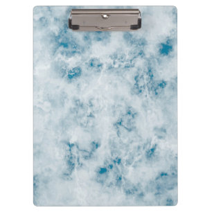 Marble Blue Texture Background Clipboard
