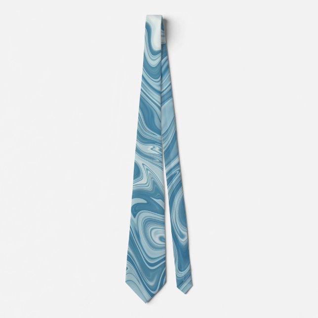 Marble blue tie (Front)