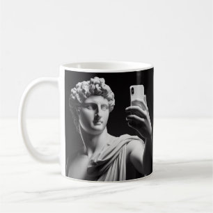 Marble bust coffee mug