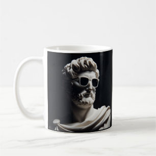 Marble bust coffee mug
