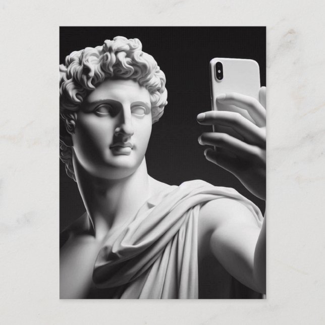 Marble bust postcard (Front)