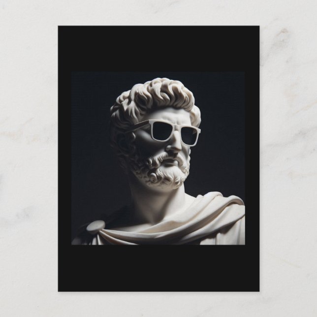 Marble bust postcard (Front)