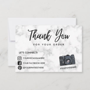 Marble Camera Thank you Social Media Insert