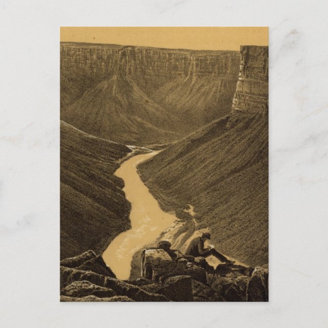 Marble Canon, Colorado River Postcard (Front)