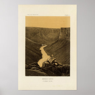 Marble Canon, Colorado River Poster