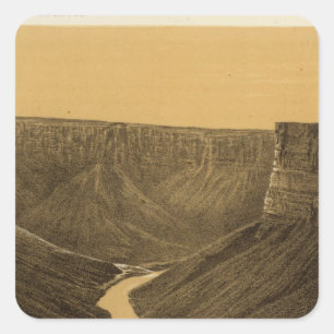 Marble Canon, Colorado River Square Sticker