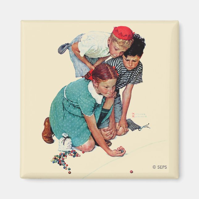 Marble Champion Magnet (Front)