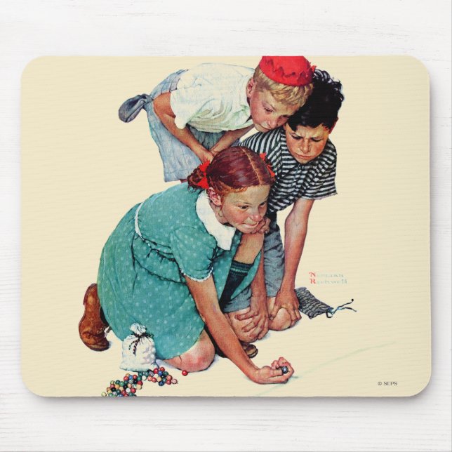 Marble Champion Mouse Mat (Front)