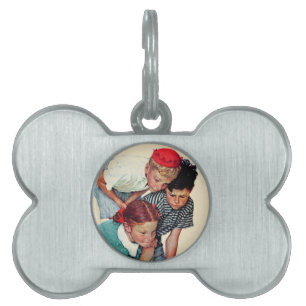 Marble Champion Pet Name Tag