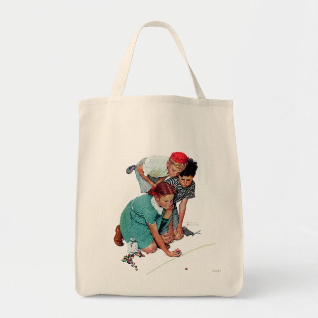 Marble Champion Tote Bag (Front)