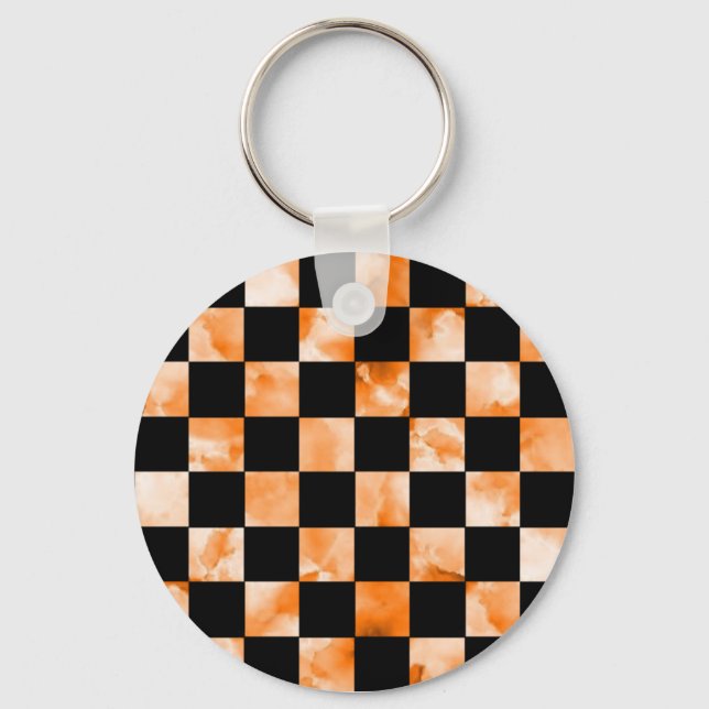 Marble Chequerboard Key Ring (Front)