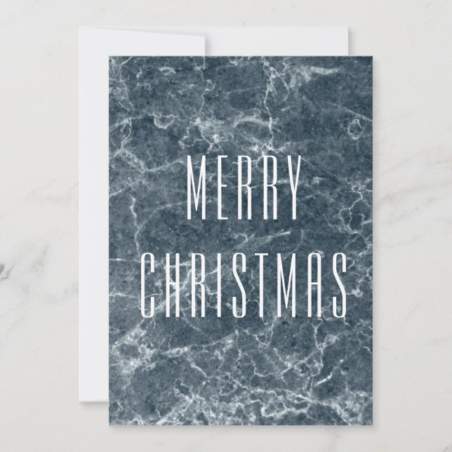 marble christmas card (Front)