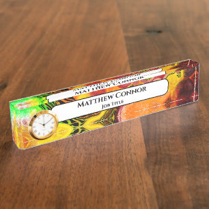 Marble Classy Modern Personalised Nameplate