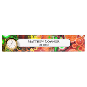 Marble Classy Modern Personalised Nameplate