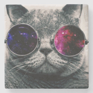 Marble Coaster - Cool Cat
