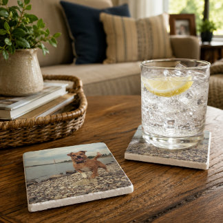 Marble Coaster with square images