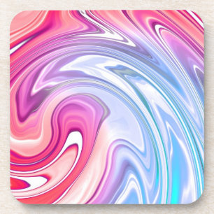 Marble Colour Waves Coaster