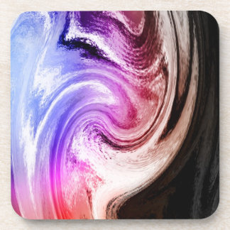 Marble Colour Waves Coaster