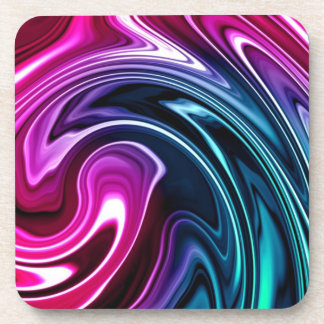 Marble Colour Waves Coaster