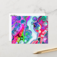 Marble Colourful Fluid Art 