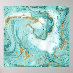 Marble decorative texture, artistic abstract paint poster