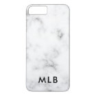 Marble Design iPhone Case Black and White