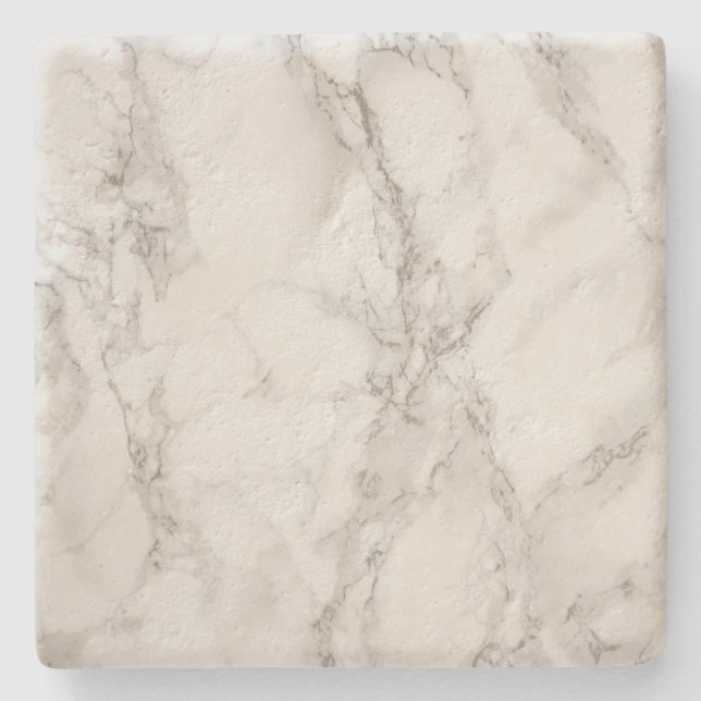 Marble-design Limestone Coaster (Front)