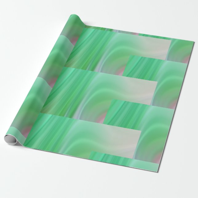 Marble design wrapping paper. Northern Lights Wrapping Paper (Unrolled)
