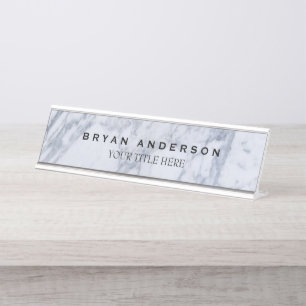 Marble Desk Name Plate