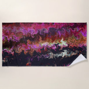 Marble Dreams By, JP's Artsy Ware Beach Towel