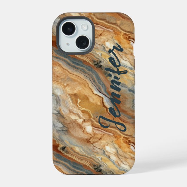 Marble Earth Tone iPhone / iPad case (Back)