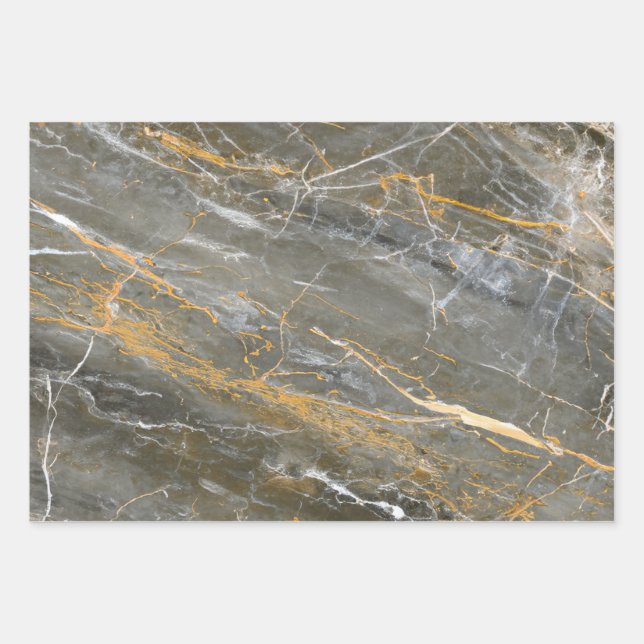Marble Effect Wrapping Paper (Front)