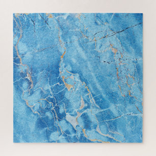 Marble Elegance: Natural Textured Surface. Jigsaw Puzzle