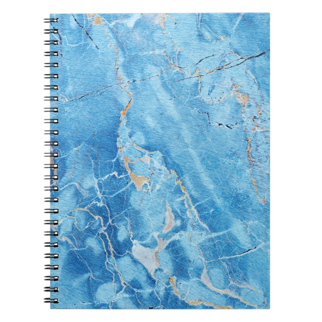 Marble Elegance: Natural Textured Surface. Notebook (Front)