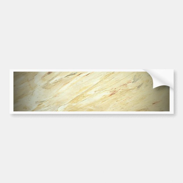 Marble Faux Finish Bumper Sticker (Front)