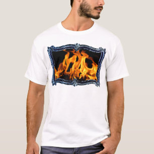Marble Fire Lion T-Shirt