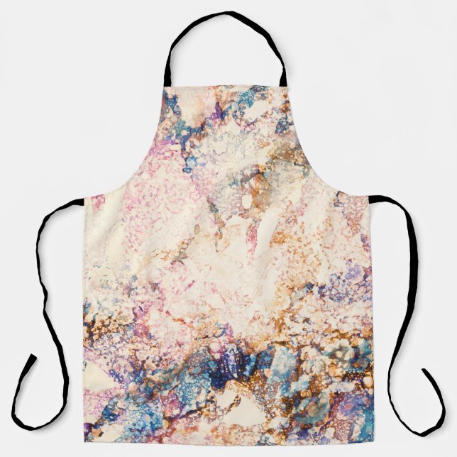 Marble Fluid Abstract Pattern Apron (Front)