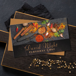 Marble Food Design Personal Chef Catering  Business Card